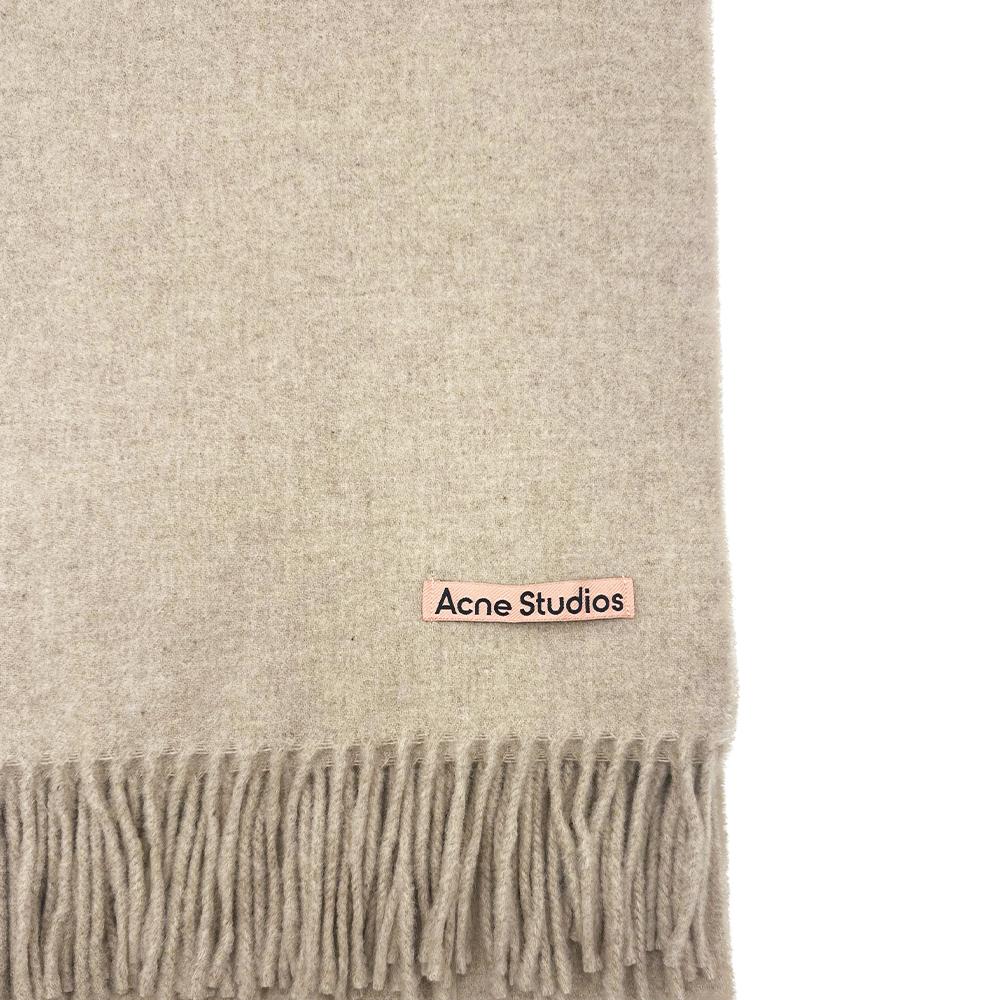 Acne Studios Canada Wide Scarf Oatmeal Melange Unisex Wool CA0209 633