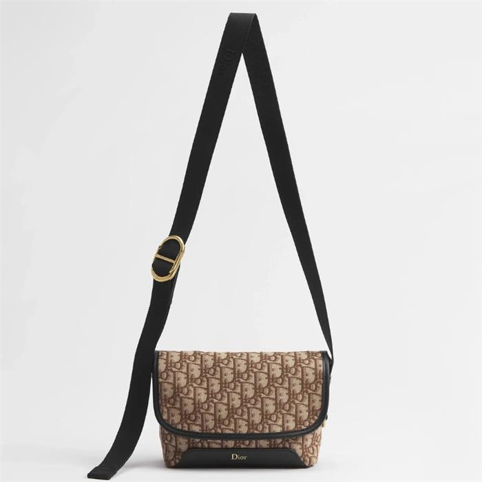 DIOR Jet Flap Strap Mini Crossbody Bag
