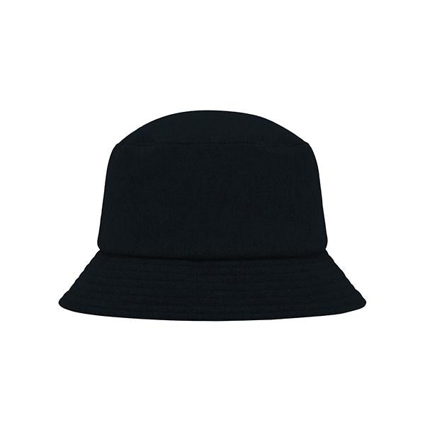 KIJIMA TAKAYUKI Black Cotton Bucket Hat for Men E023A 40