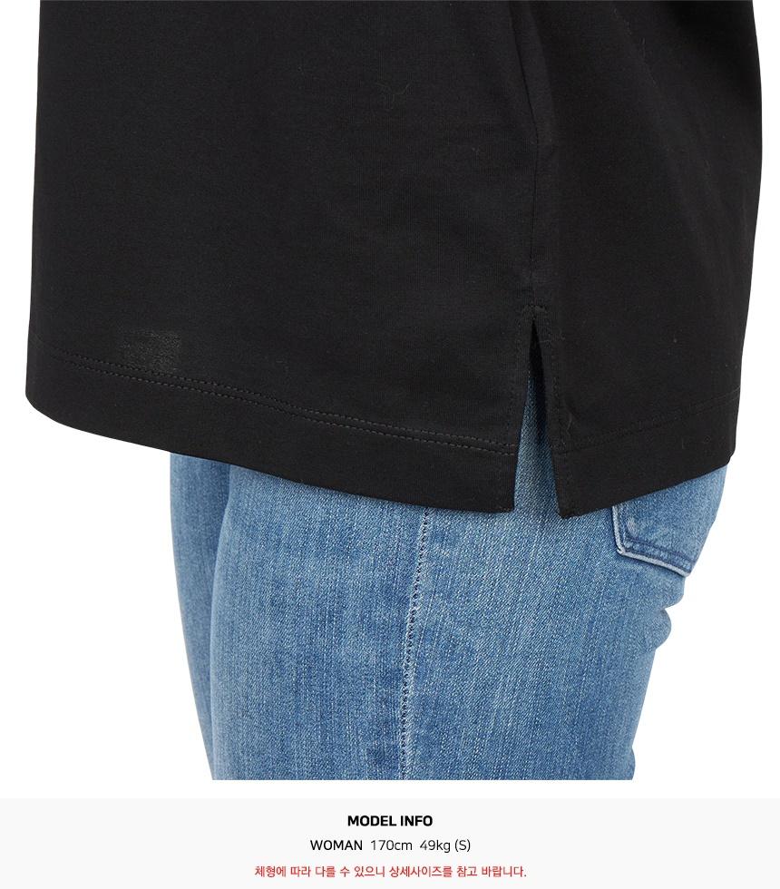Moncler Mock Pocket Women’s Short Sleeve T-Shirt Black