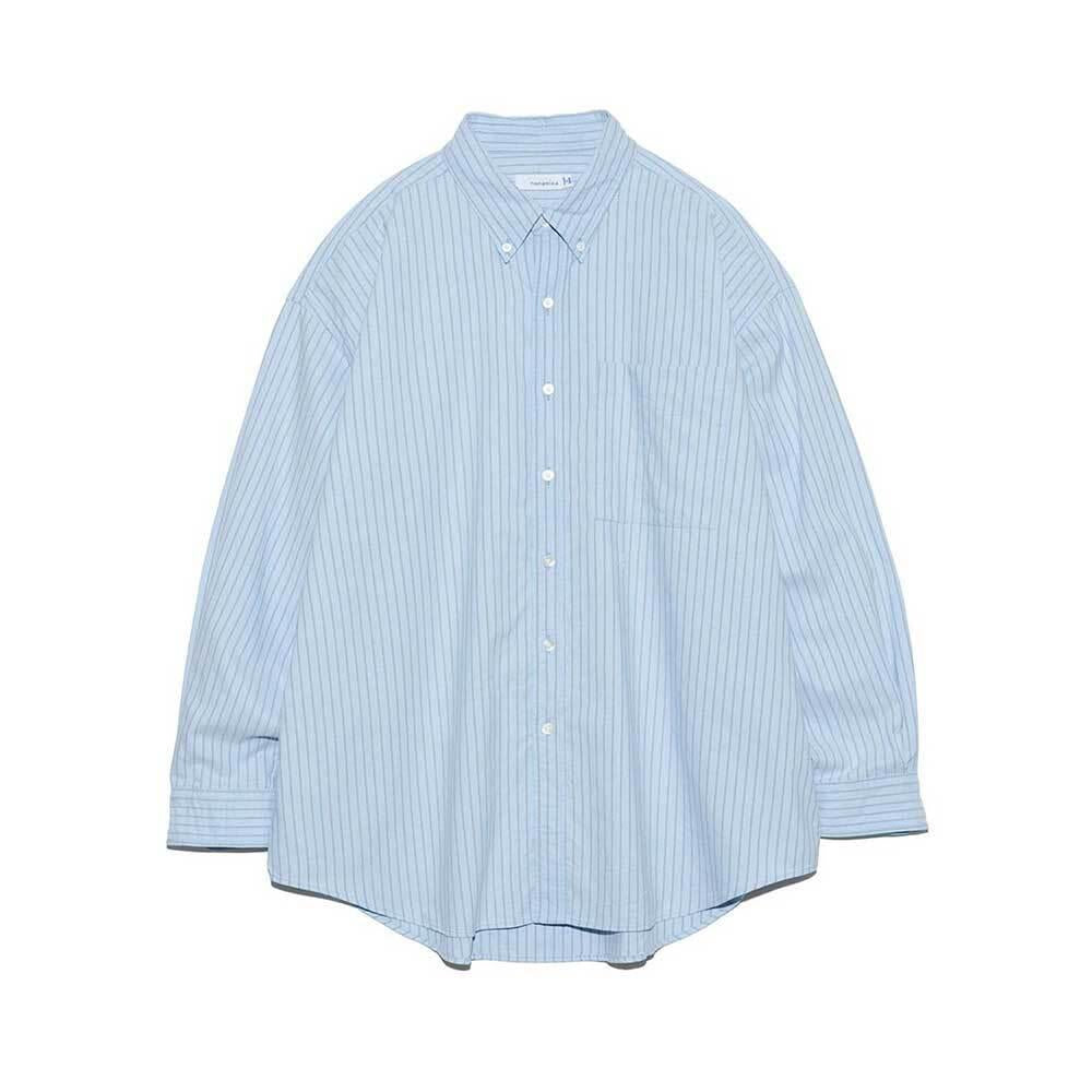 nanamica Button-Down Stripe Long-Sleeve Shirt SUGS421E SX
