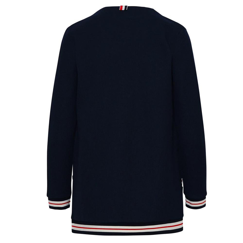 THOM BROWNE V-Neck Lining Cardigan Women’s Knit FJT265A J0068 415
