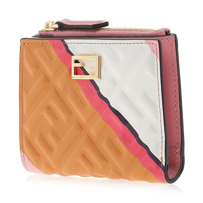 FENDI Women's FF Logo Medium Bifold Wallet 8M0447 AK2K F0W52