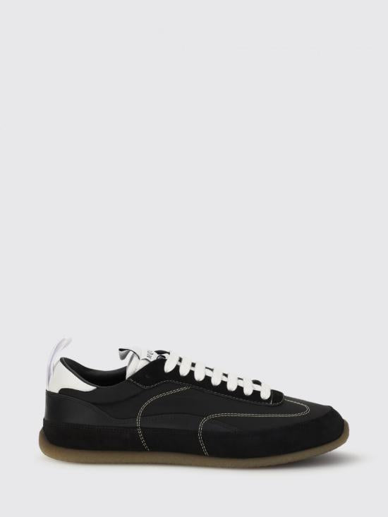 Alexander Mcqueen White Leather Low-Top Sneakers for M 854015WIAJN1192 BLACK DOM