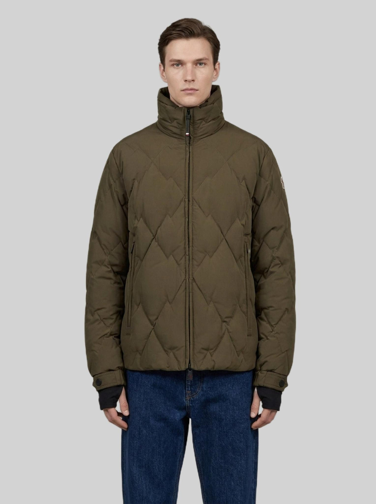 Moncler Navy Casual Jacket Men’s Lightweight Zip-Up Outerwear