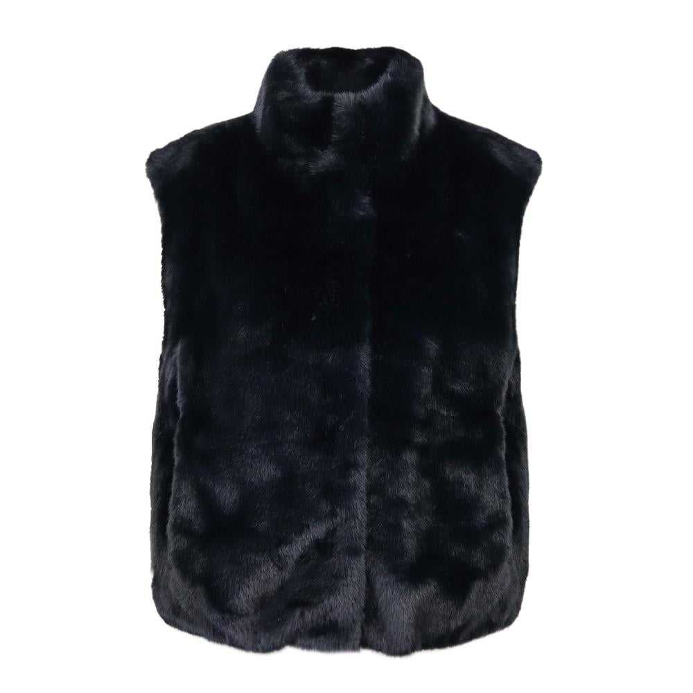 Herno Women’s Faux Fur Resort Vest Jacket GC00071DR 12624 9300