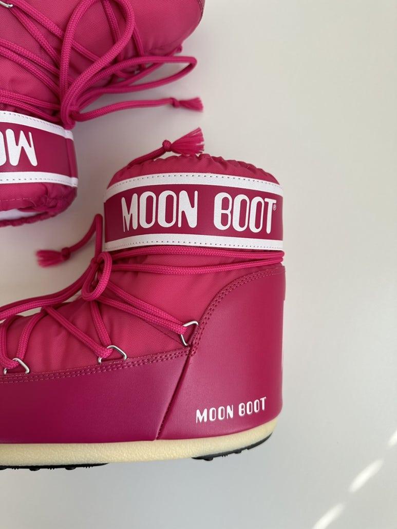 MOON BOOT Icon Low Snow Boots Bougainvillea Women’s Winter Boots