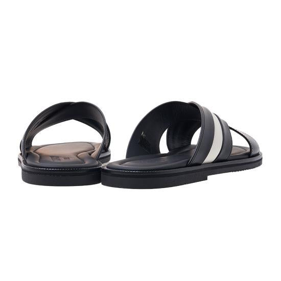BALLY Black Mule Slide Sandals 60266724044 F000