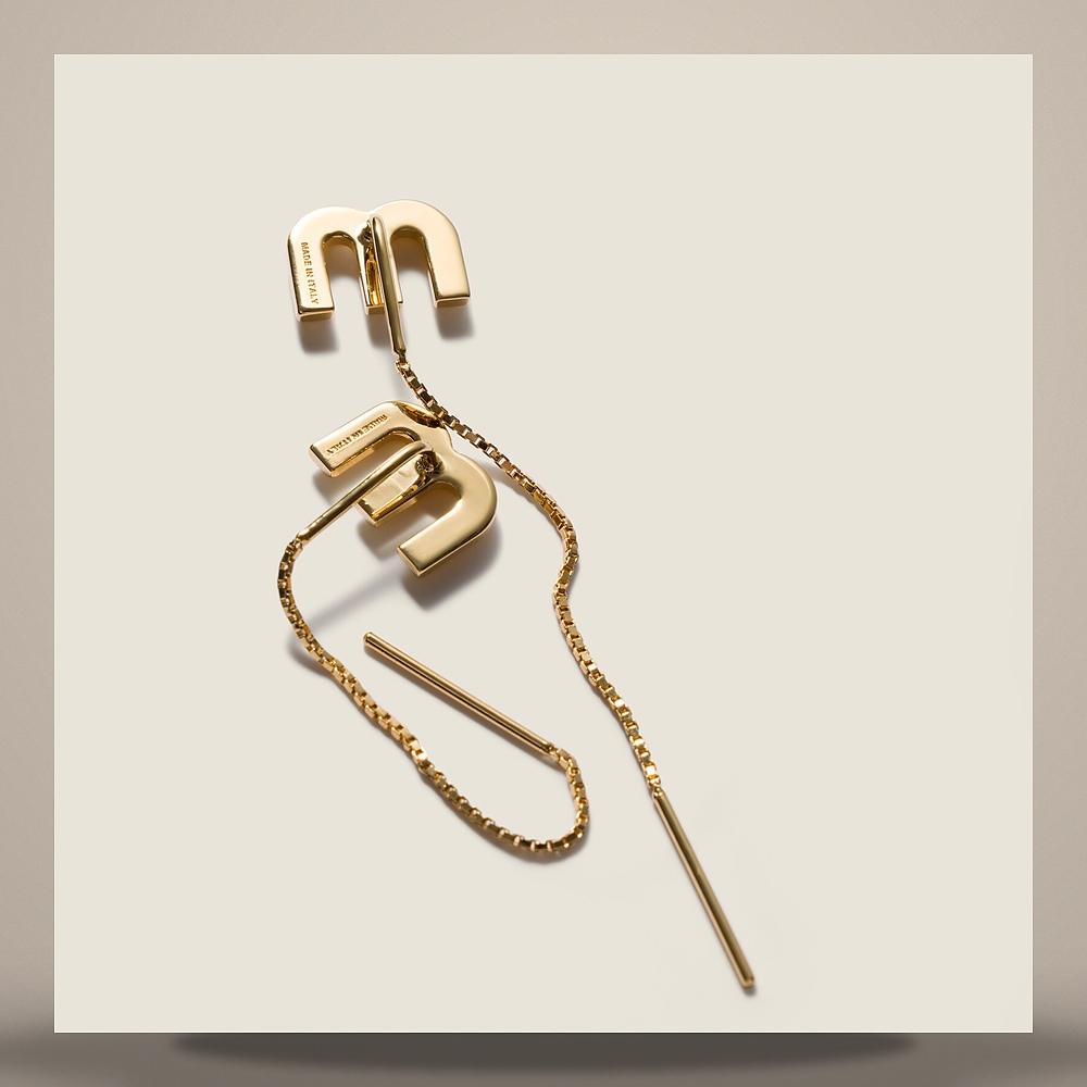 Miu Miu Metal Earrings 5IO508 2G9R F0056