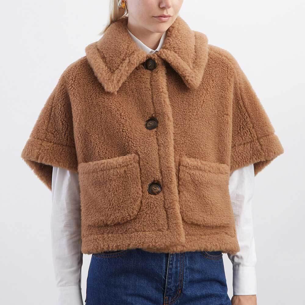 Max Mara New Terzo Teddy Cape Coat