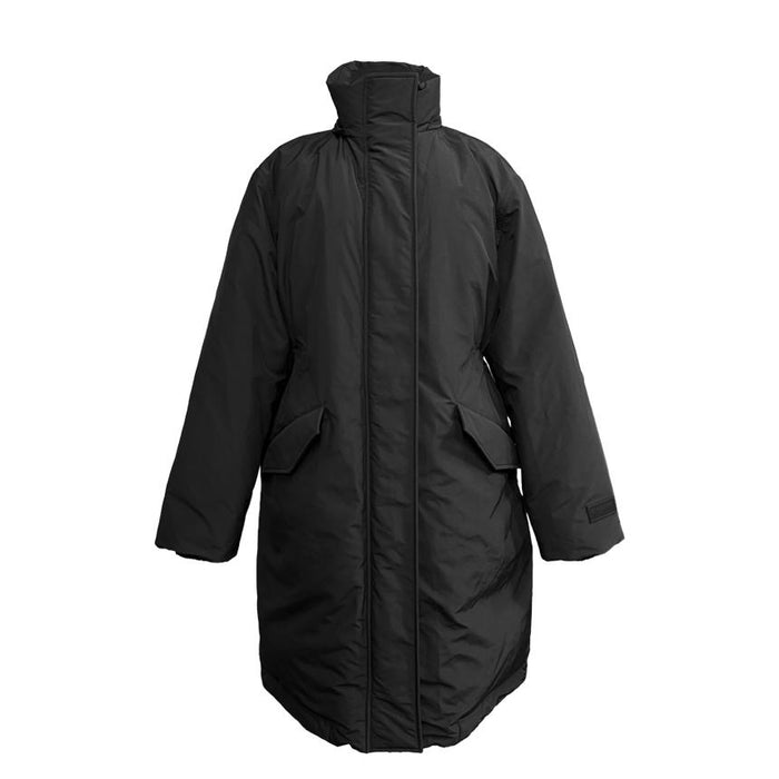 BURBERRY Black Long Down Puffer Coat LEYBURN