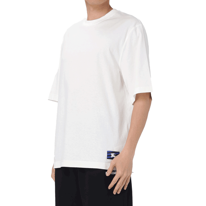 BURBERRY Men’s Short Sleeve Point Logo T-Shirt