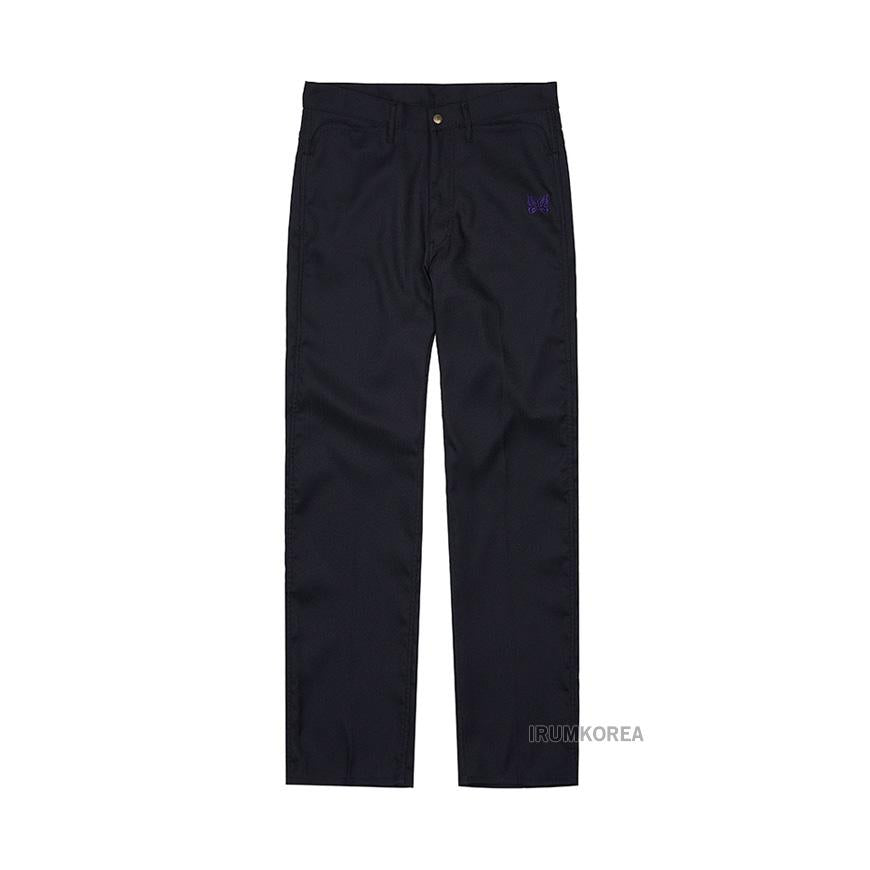 NEEDLES Men’s Poly Twill Classic Pants QV213D BLACK