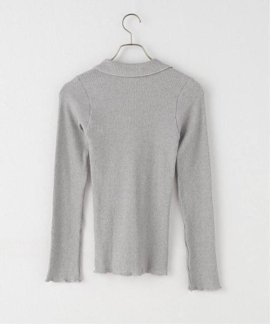 BASERANGE Round Neck Knit Sweater TTDLSRCRWI25 GREY MELANGE DOM