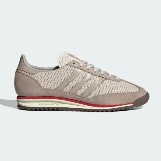 Adidas White Low-Top Sneakers Men’s Leather Casual Shoes