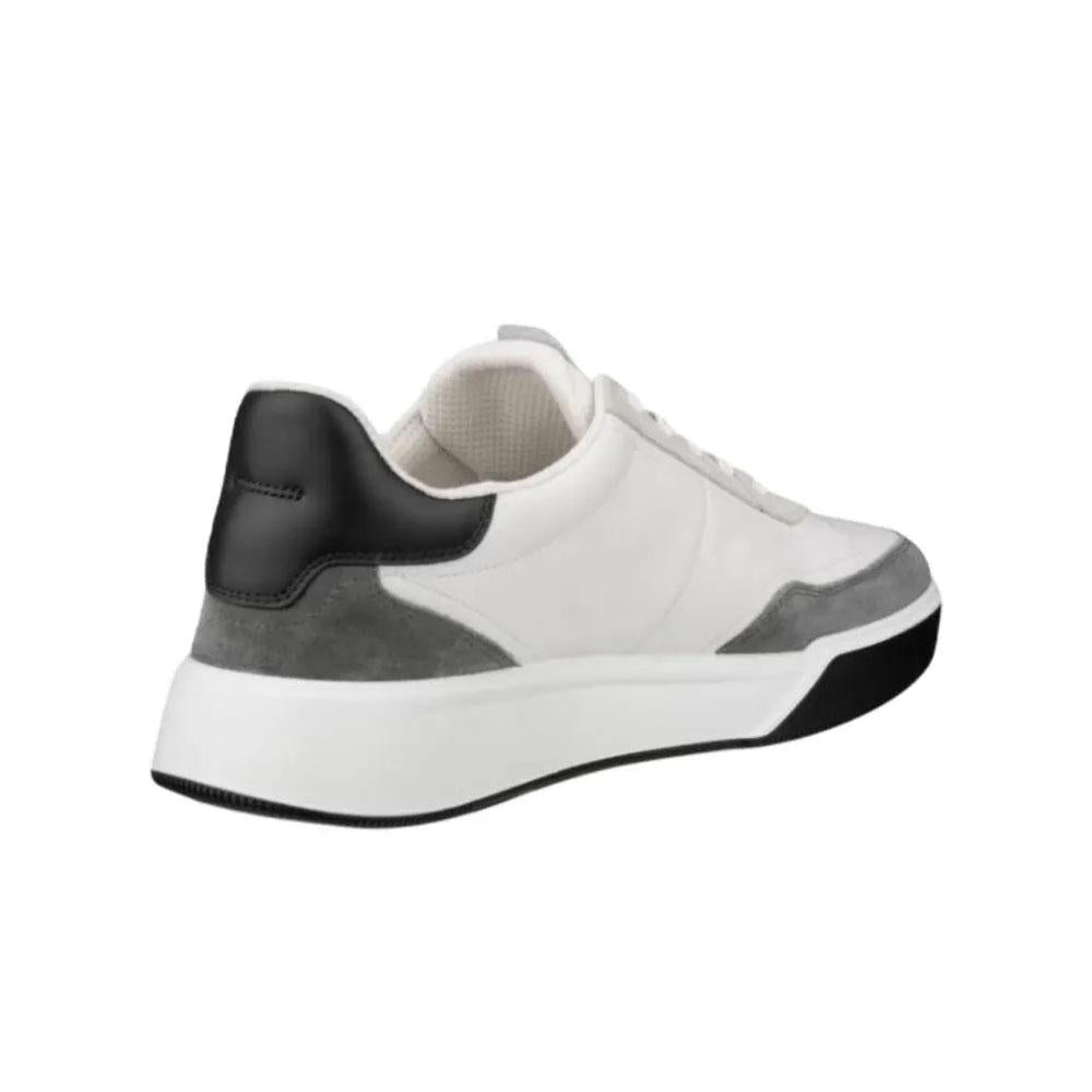 ecco Street Court White Leather Low-Top Sneakers for Men
