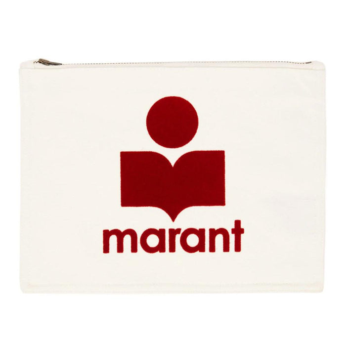 Isabel Marant NETTIA Leather Clutch Bag Black