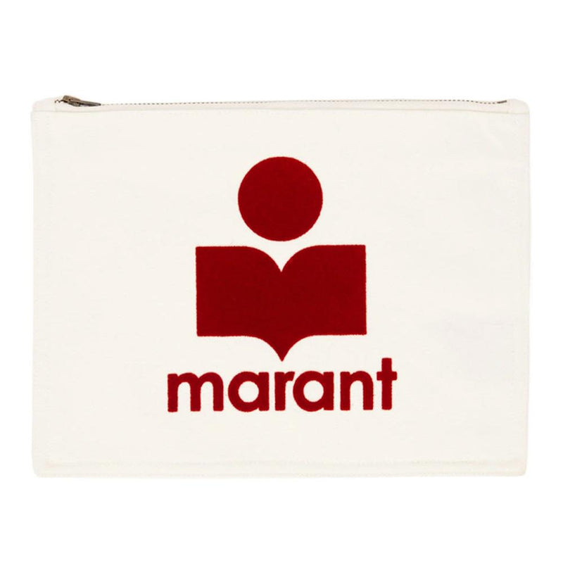 Isabel Marant NETTIA Leather Clutch Bag Black