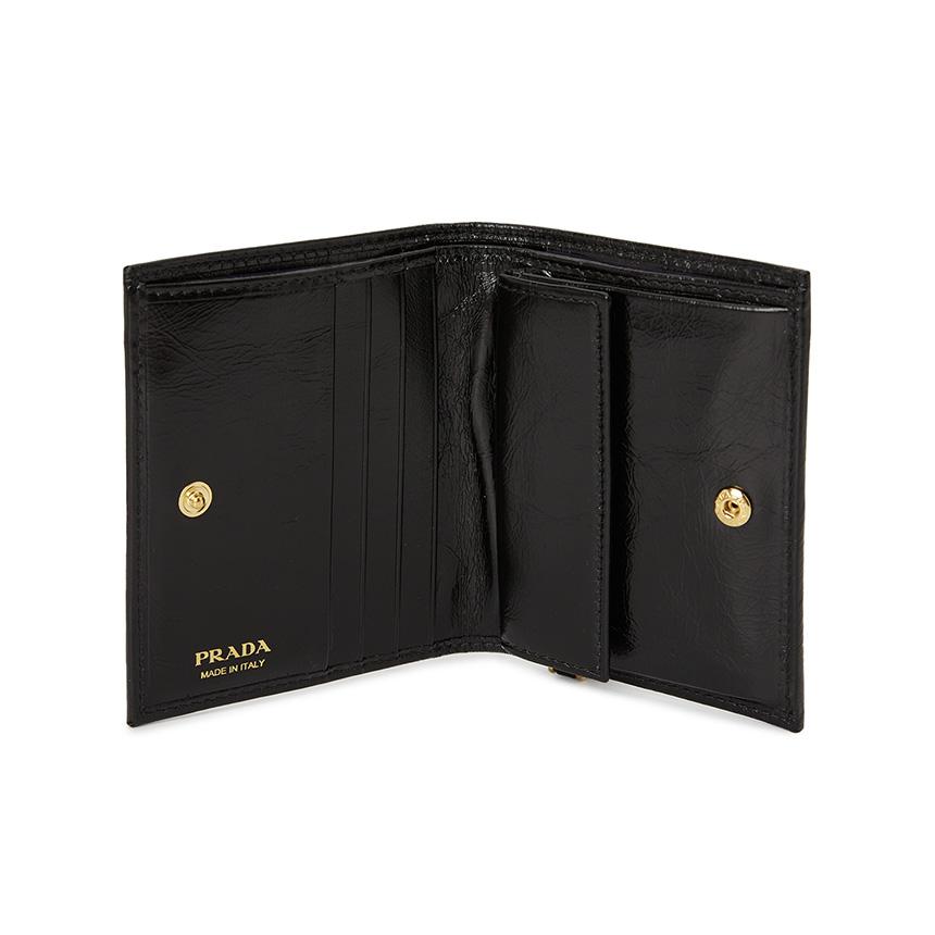 PRADA Women’s Leather Bifold Wallet 1MV204 2CYR F0002