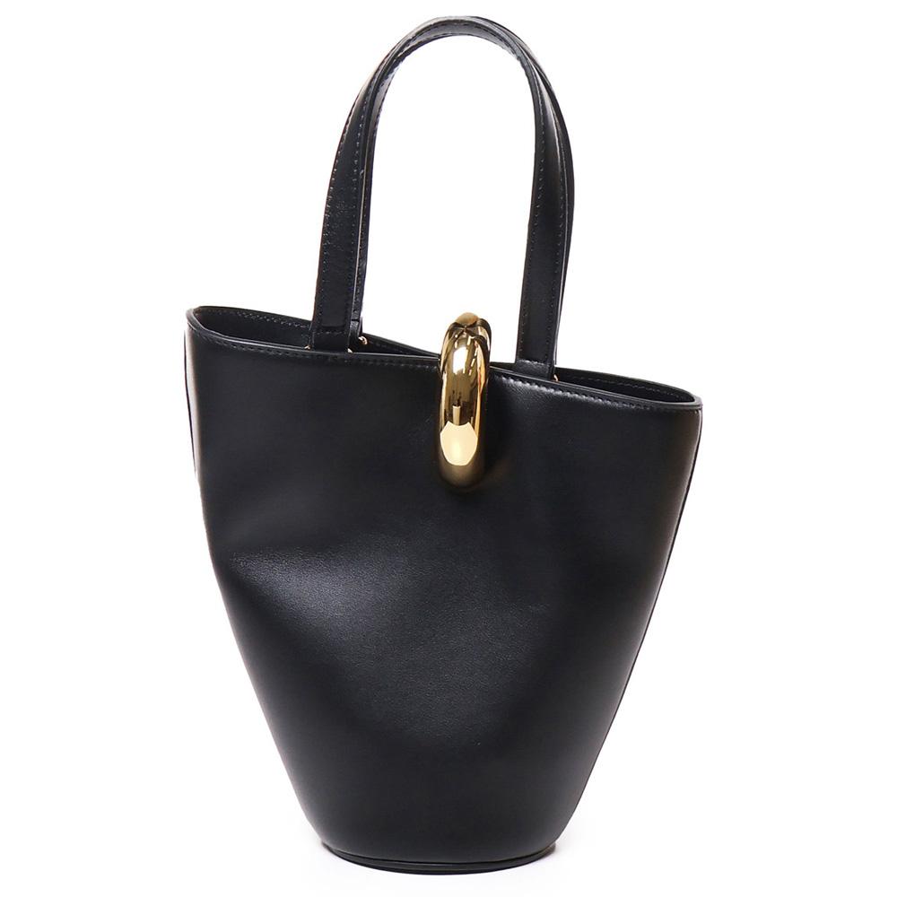 JACQUEMUS Le Petit Bambola Leather Tote Shoulder Bag 243BA389 3173 990