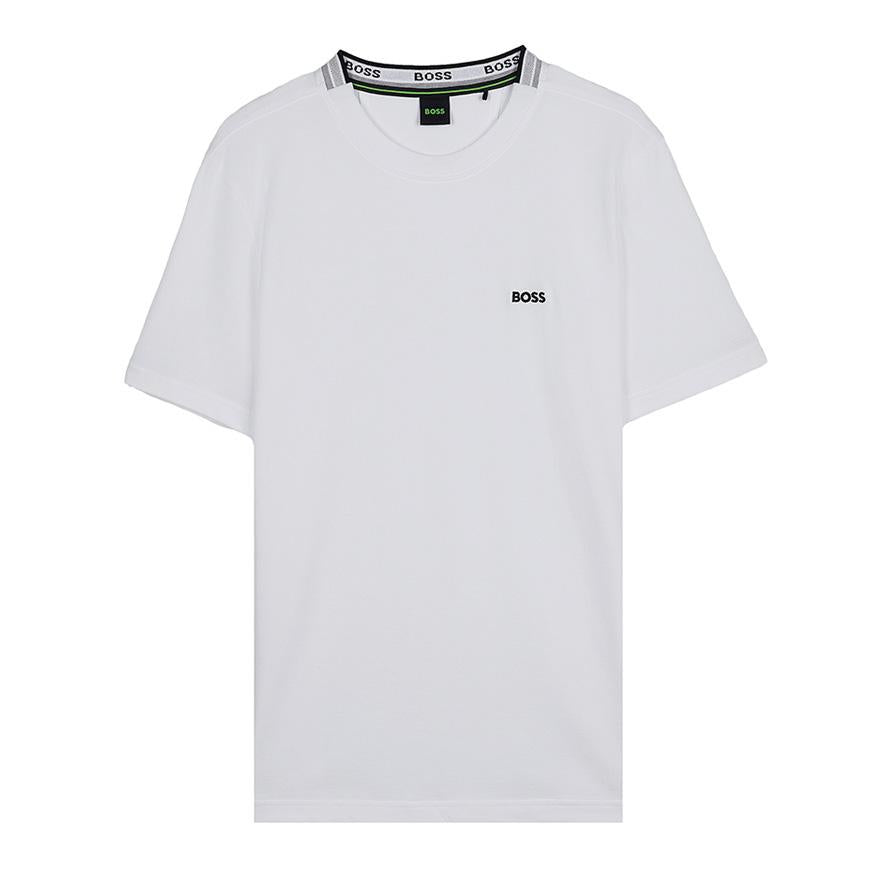 HUGO BOSS Men’s Logo Jacquard T-Shirt 50529941 100