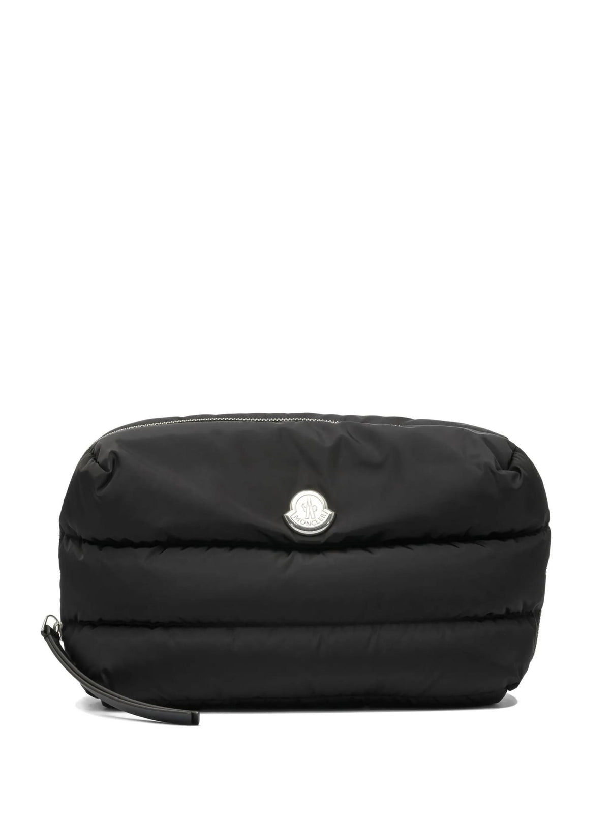 Moncler Black Leather Clutch Bag