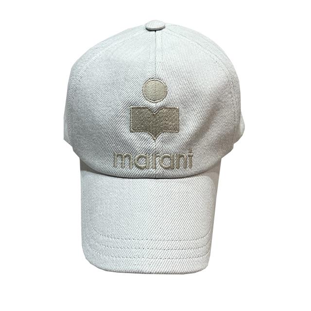 Isabel Marant Embroidered Logo Tyrony Cotton Baseball Cap