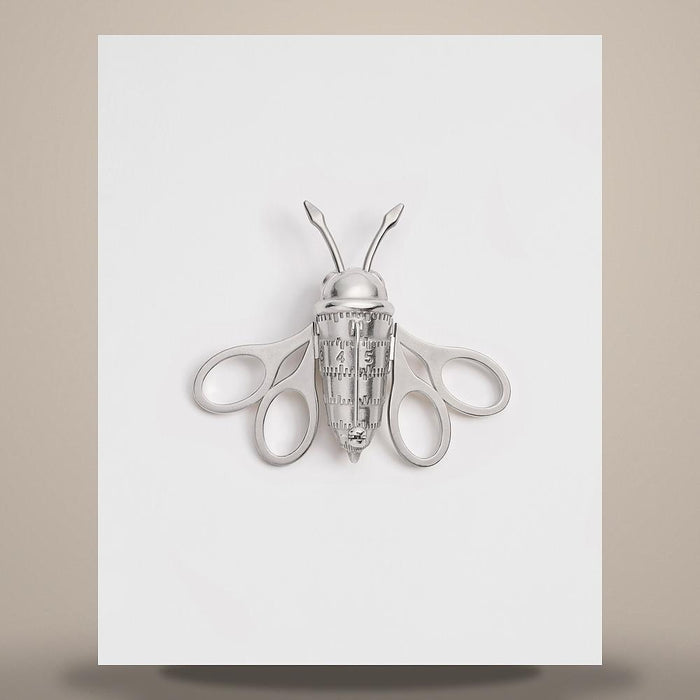DIOR Silver Bee Couture Charm Brooch Pin V1822HOMST D990