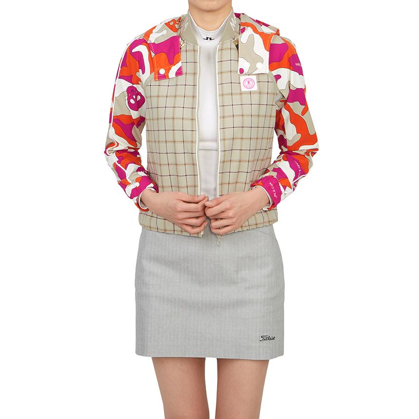 MARK&LONA Women’s Hooded Golf Jacket MLW 3C AD02 BEIGE