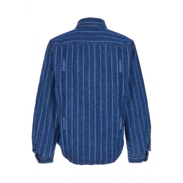 JACQUEMUS La Chemise Boulanger Men's Long Sleeve Shirt 245 DE034 1521