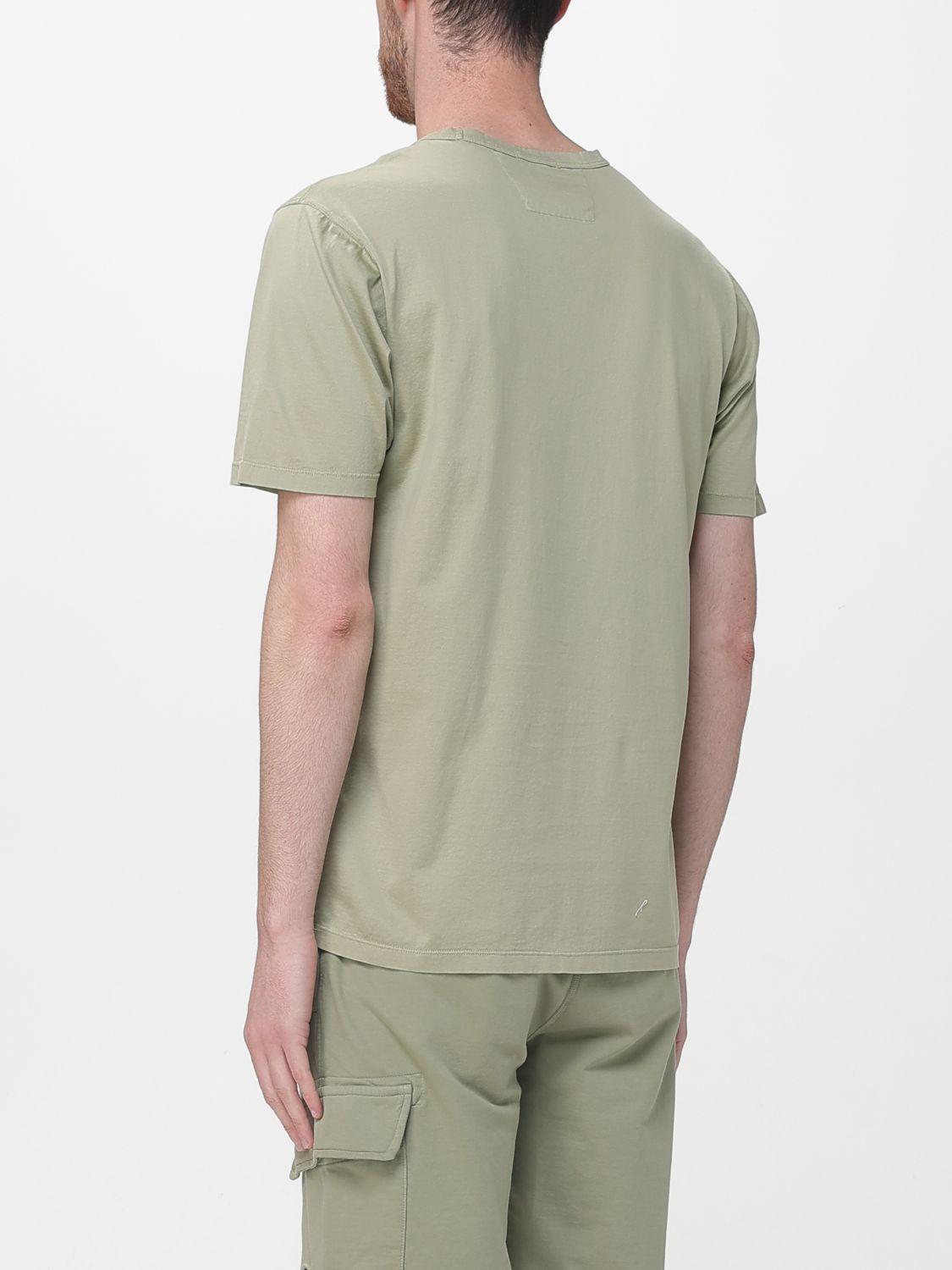 CP Company Short Sleeve Cotton T-Shirt Green Men’s Top