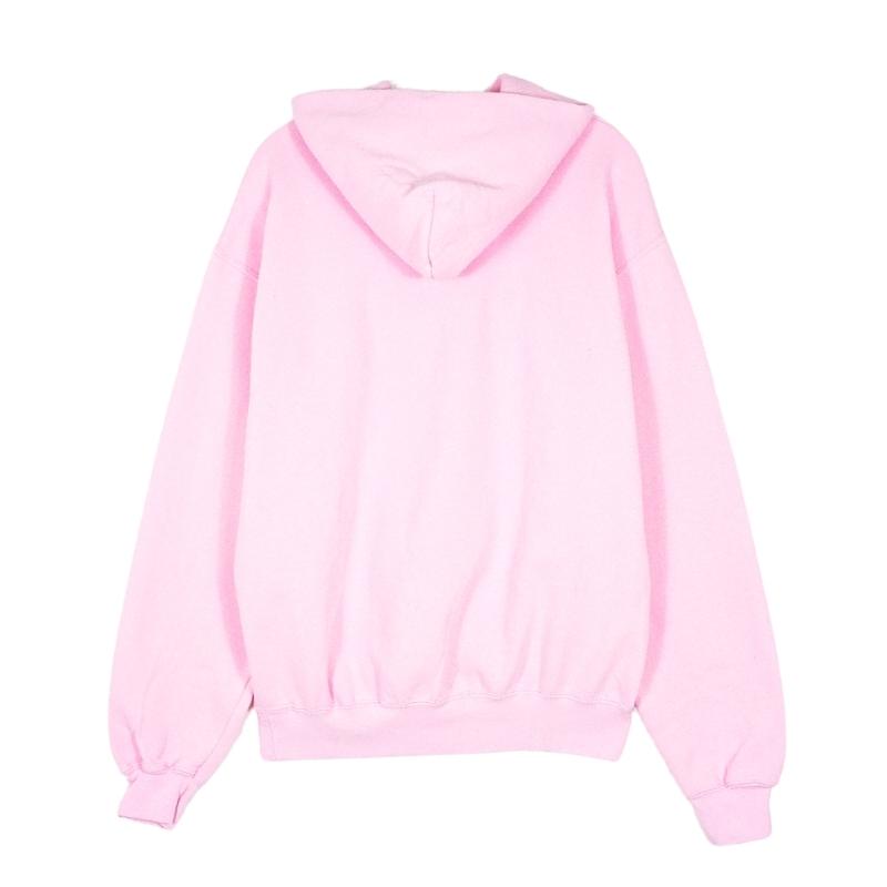 Wild Donkey Light Pink WOOD Graphic Hoodie Unisex Sweatshirt