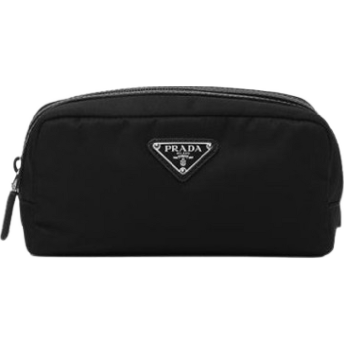 PRADA Re-Nylon Saffiano Pouch Shoulder Bag Black