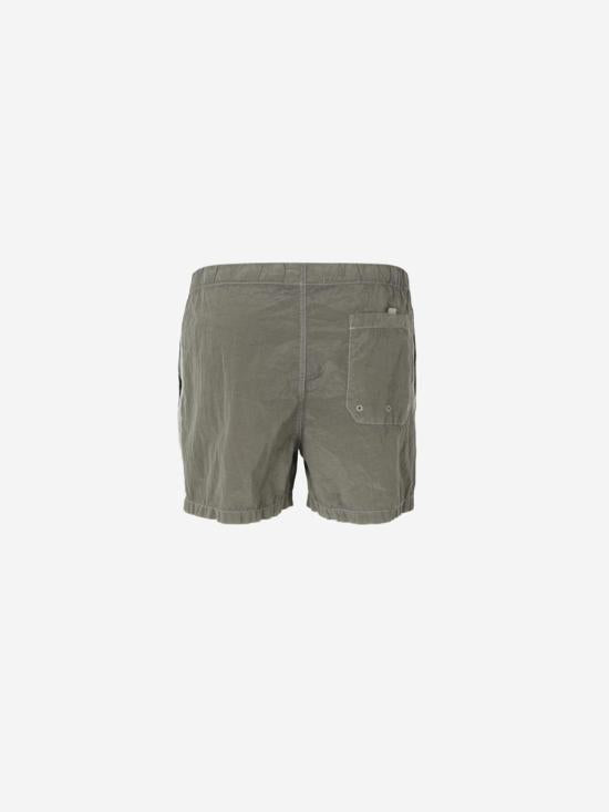 STONE ISLAND Military Green Cotton Drawstring Cargo Sho K1S15B100006 S0043 V0054