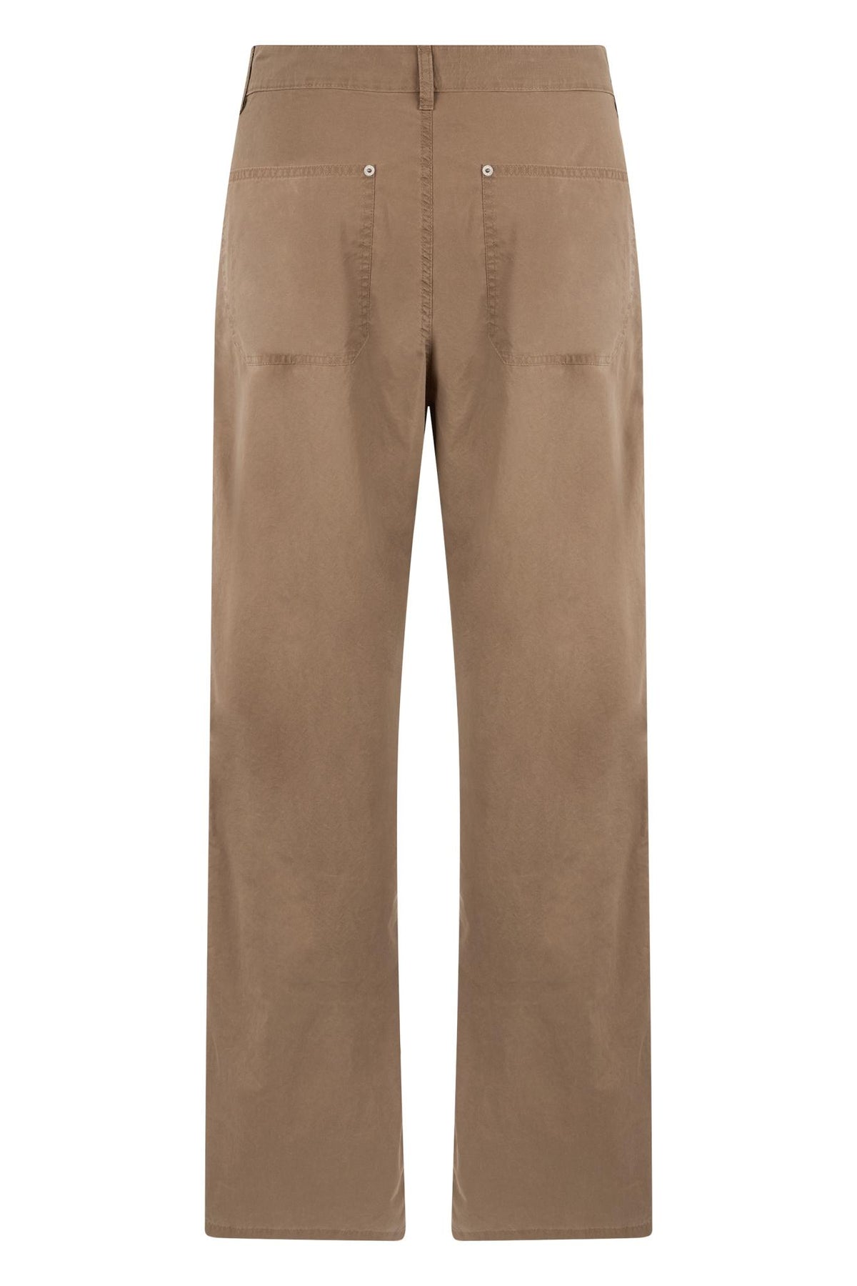 Maison Margiela White Cropped Trousers for Men