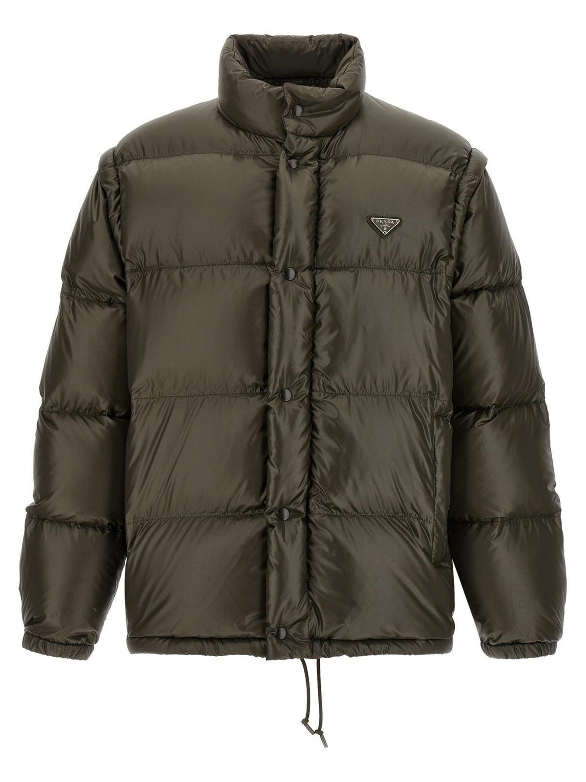 PRADA Black Nylon Down Puffer Jacket for Men