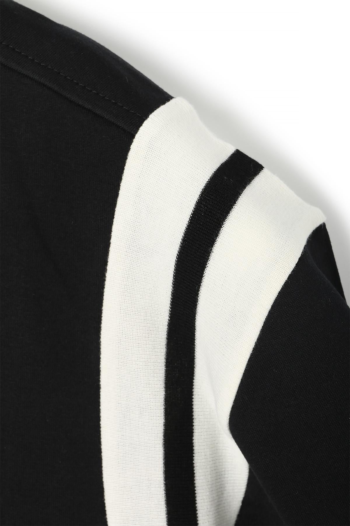 CELINE Triomphe Regular Short Sleeve T-Shirt Black White 2X30O671Q 38AW