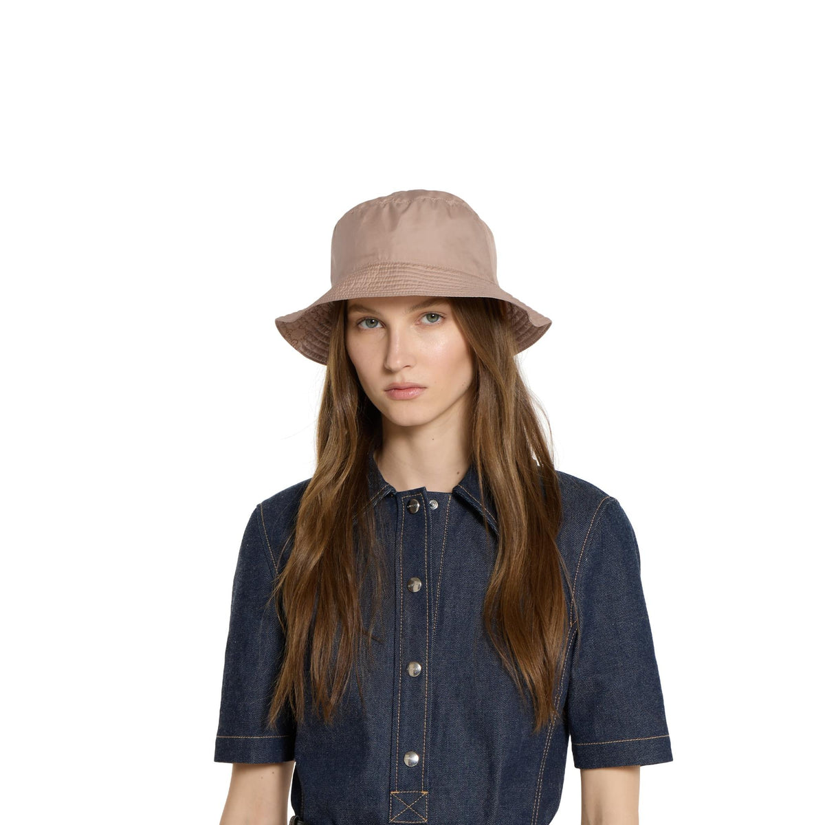 GUCCI Beige Canvas Bucket Hat