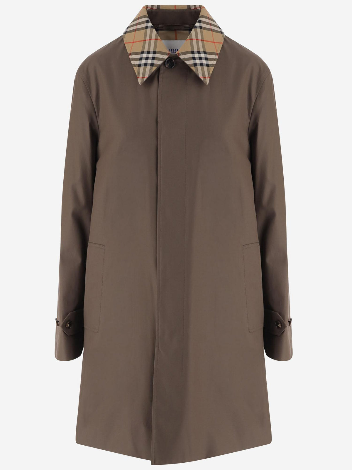 BURBERRY MINK Brown Trench Coat Men's