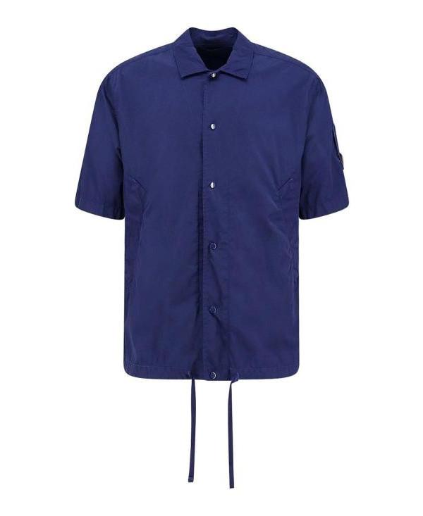 CP Company Chrome-R Lens Overshirt Short Sleeve Shirt