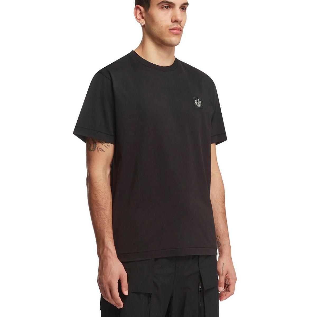 STONE ISLAND Men's Logo Patch Cotton Short Sleeve T-Shi K1S152100039 S0013 V0029