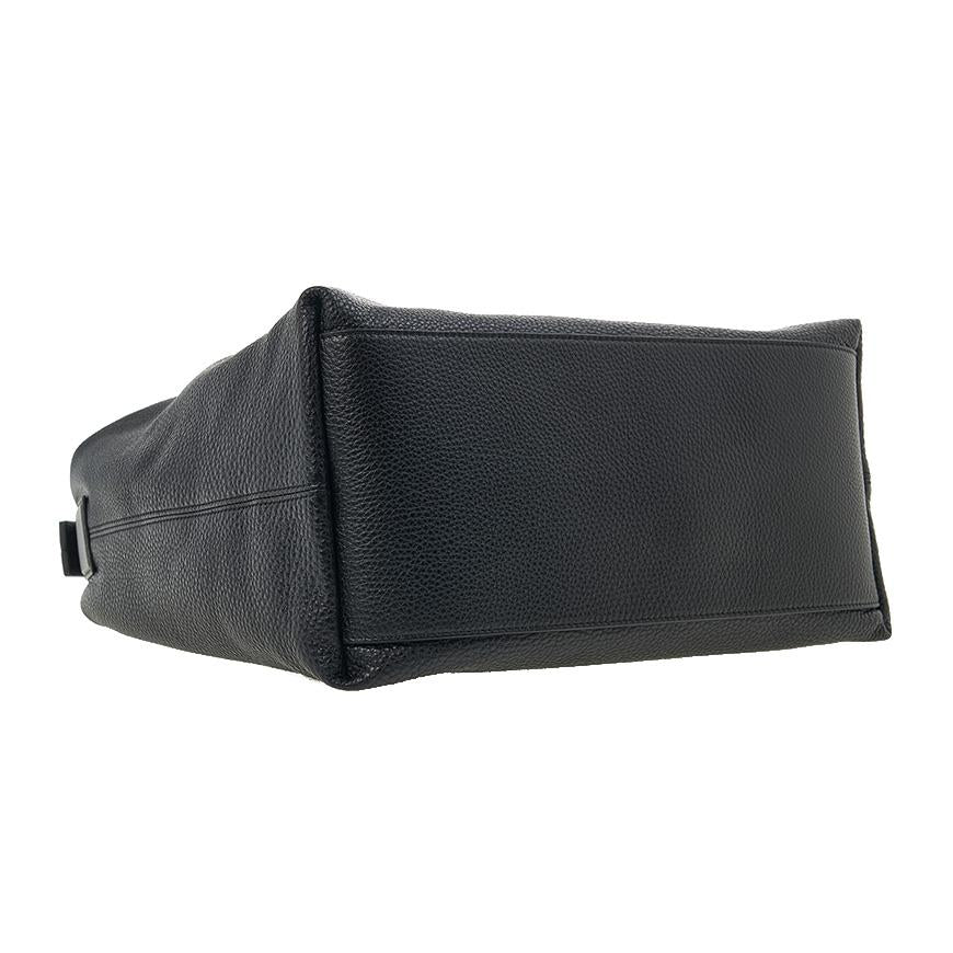 LOEWE Women’s Cubi Crossbody Bag Black Leather