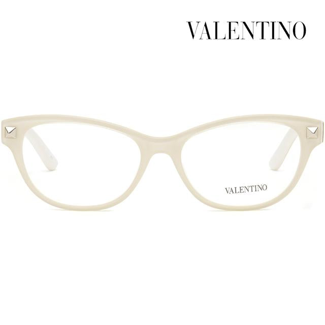 VALENTINO Ivory Acetate Horn-Rim Eyeglasses Unisex V2660 103
