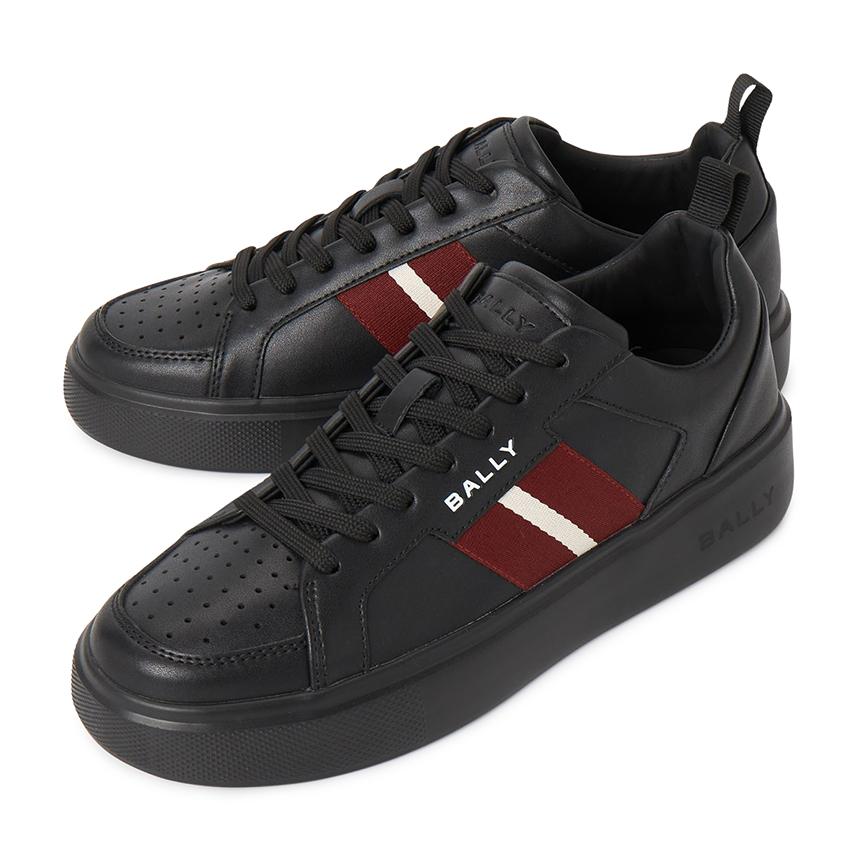 BALLY Men’s Leather Low-Top Sneakers White BENNYS O U901 6313179