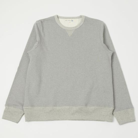 Merz b. Schwanen Grey Melange Long Sleeve Sweatshirt Cotton 3S4880