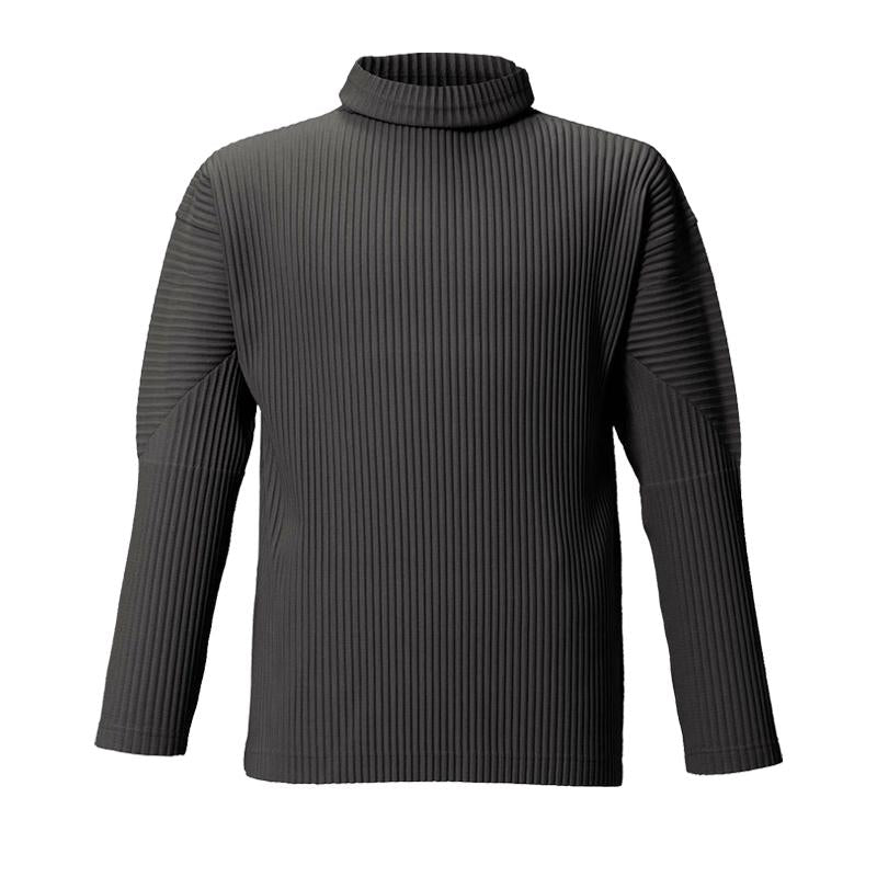 Issey Miyake Homme Plissé Turtleneck Long Sleeve T-Shirt JK604 4