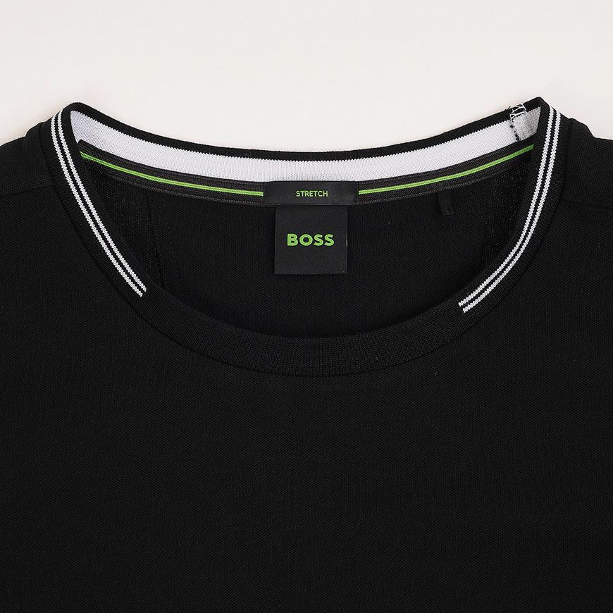 HUGO BOSS Men’s Stretch Cotton T-Shirt Black