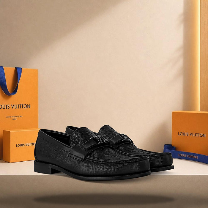 Louis Vuitton Major Loafer Black Men’s Leather Shoes