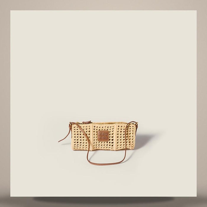 Miu Miu Crochet Mesh Pouch 5NE851 2IHT F0A5T