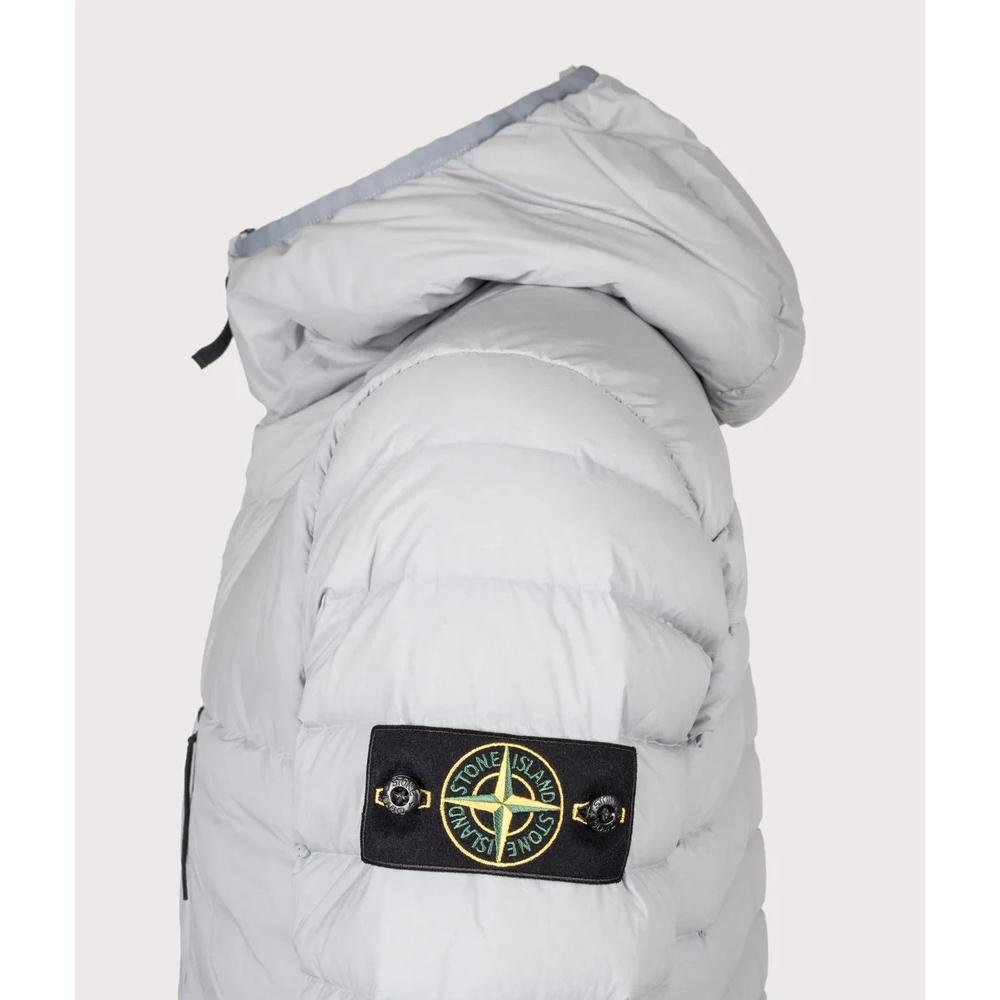 STONE ISLAND Seamless Tunnel Nylon Down Jacket Men Black